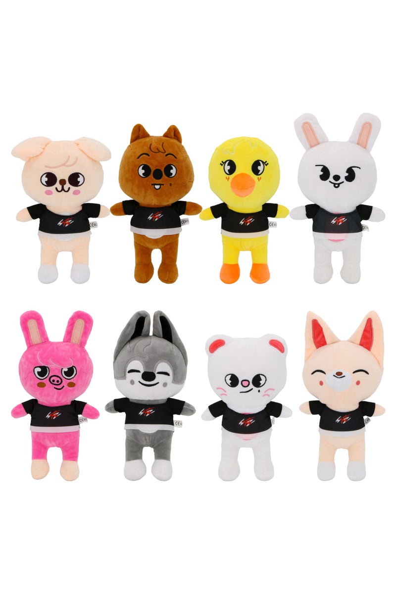 8PCS Straykids Plush Stuffed soft Toy Dolls Puppets 25cm
