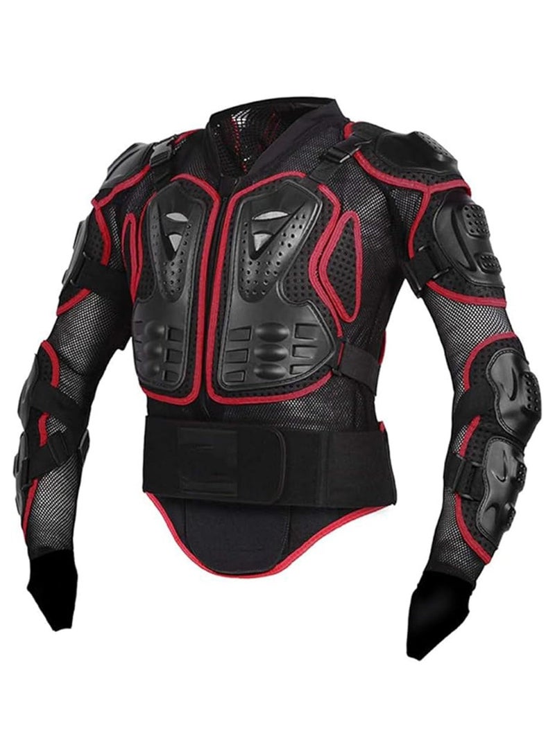 NANAO Motorcycle Jacket Men Motorcycle Armor Motocross Racing Protective Gear,Sports Off-Road Armor-Anti-Fall,Guard Shirt Jacket 3XL - Image 2