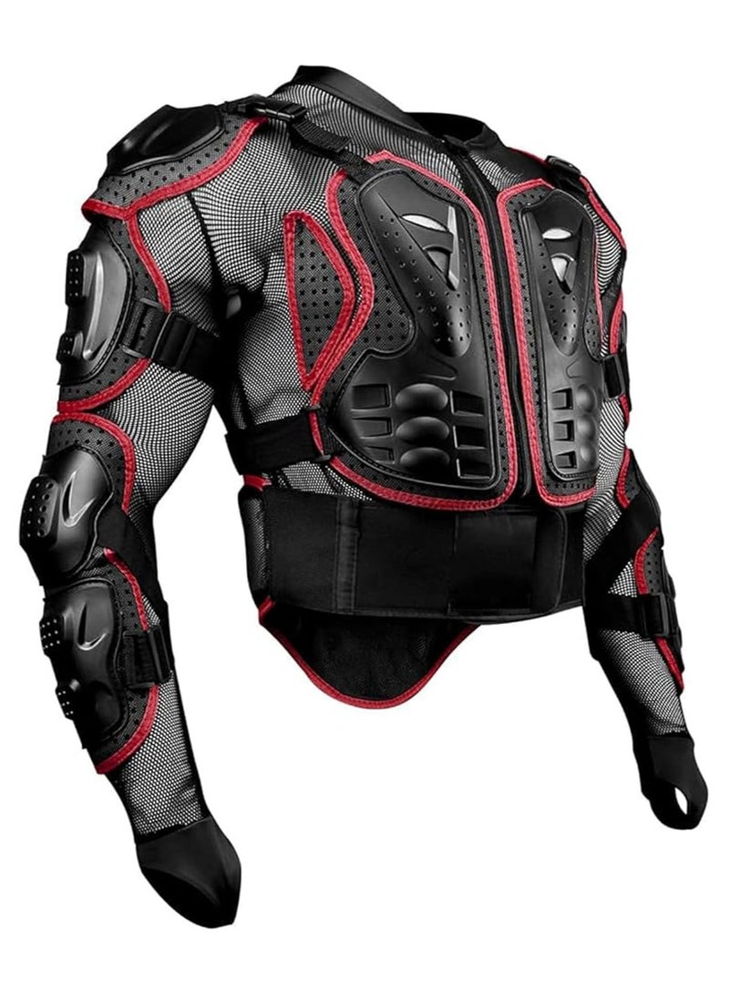 NANAO Motorcycle Jacket Men Motorcycle Armor Motocross Racing Protective Gear,Sports Off-Road Armor-Anti-Fall,Guard Shirt Jacket 3XL - Image 4