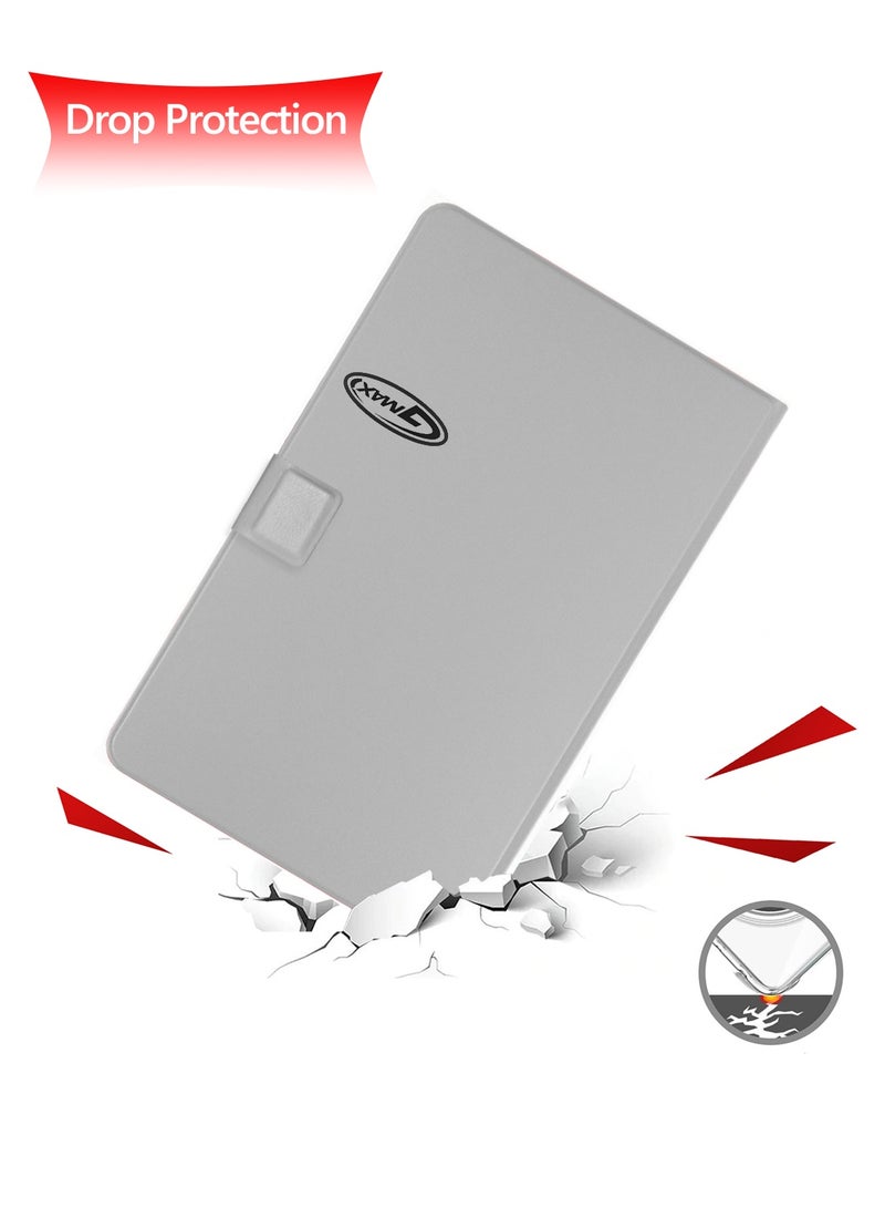 جيماكس غطاء واقٍ لهاتف Honor Pad X7 2025 بحجم 8.7 بوصة مصنوع من جلد PU مع إغلاق مغناطيسي (TCFPSR) - رمادي - Image 4
