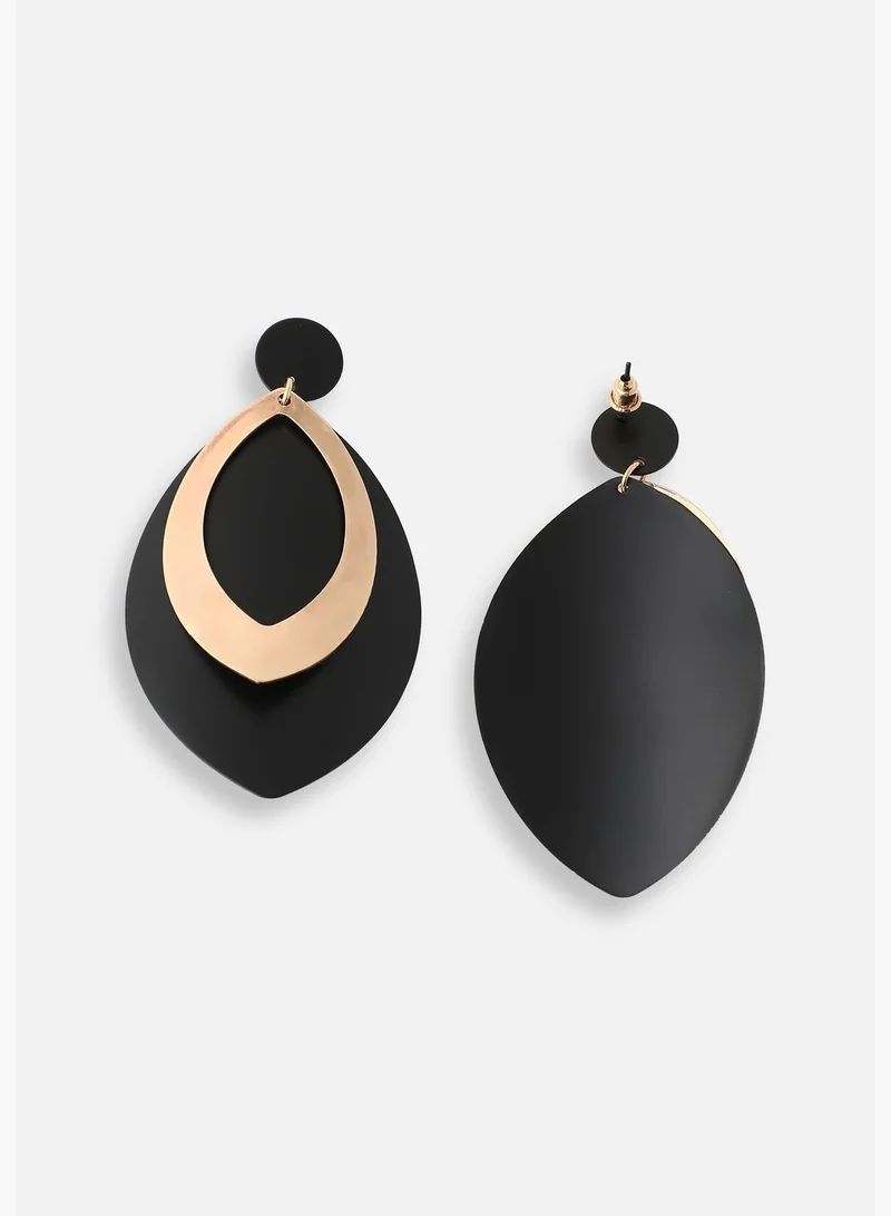 SOHI Gold Plated Designer Party Drop Earring For Women
