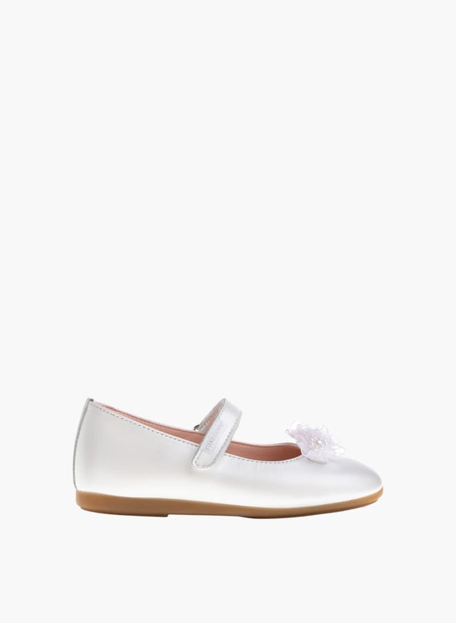 Pablosky Girls Ballerina Shoes With Hook And Loop Closure  - Image 1