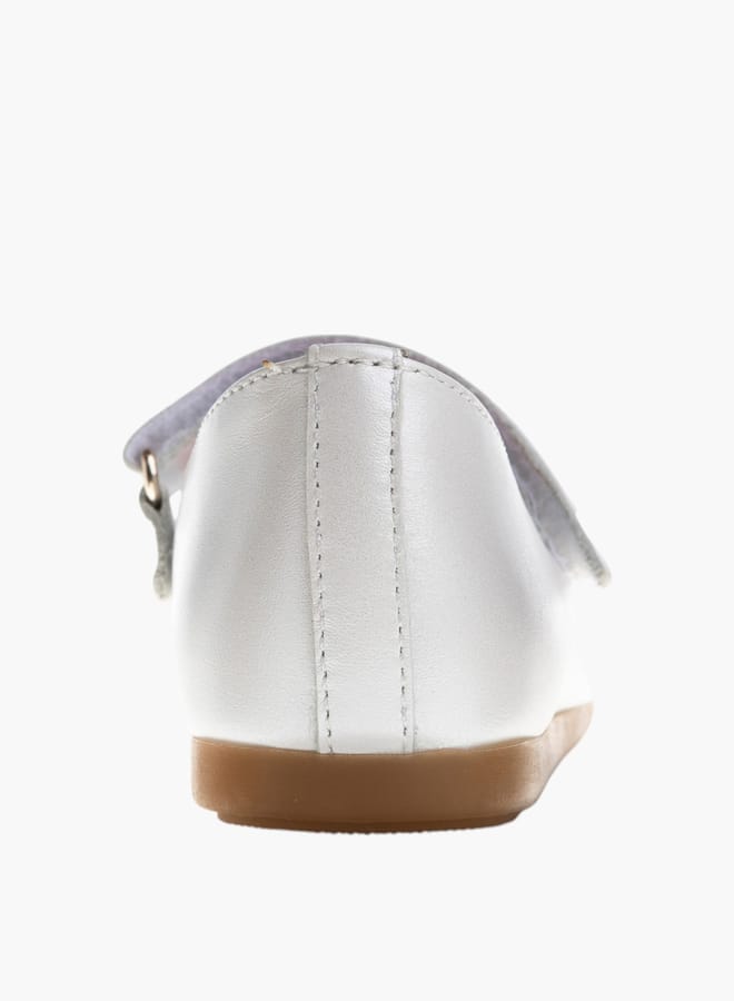 Pablosky Girls Ballerina Shoes With Hook And Loop Closure  - Image 3