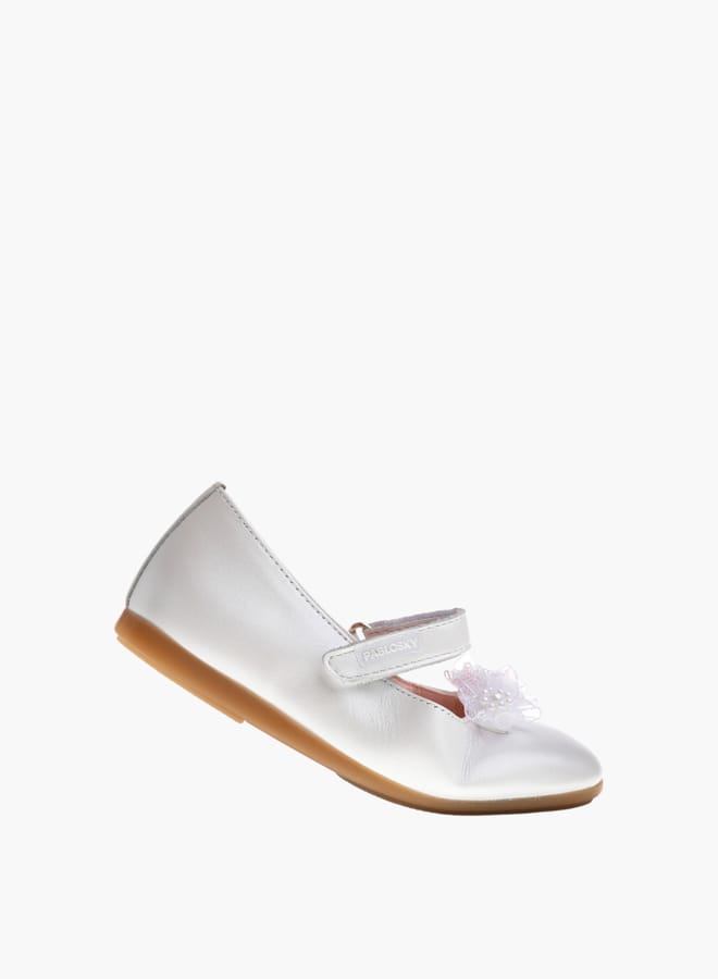 Pablosky Girls Ballerina Shoes With Hook And Loop Closure  - Image 5