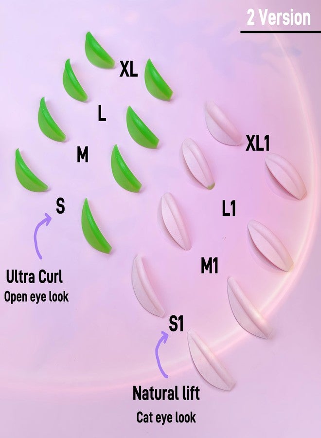 ICONSIAM Lash Lift Shields C Curl 8 Size Lifting Pad Rapid Eyelash Shield 2 Curl Version Shiny Perm Rods Make Eyes Extreme Curl and Natural Lifts Flexible Pads Round Rod Elastic Lami Perming Roller - Image 3