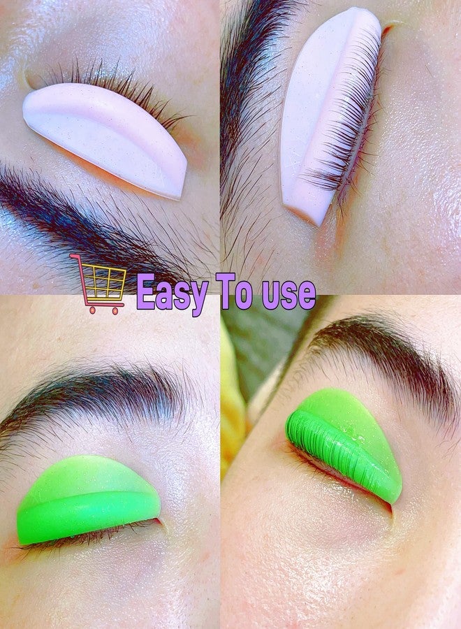ICONSIAM Lash Lift Shields C Curl 8 Size Lifting Pad Rapid Eyelash Shield 2 Curl Version Shiny Perm Rods Make Eyes Extreme Curl and Natural Lifts Flexible Pads Round Rod Elastic Lami Perming Roller - Image 5
