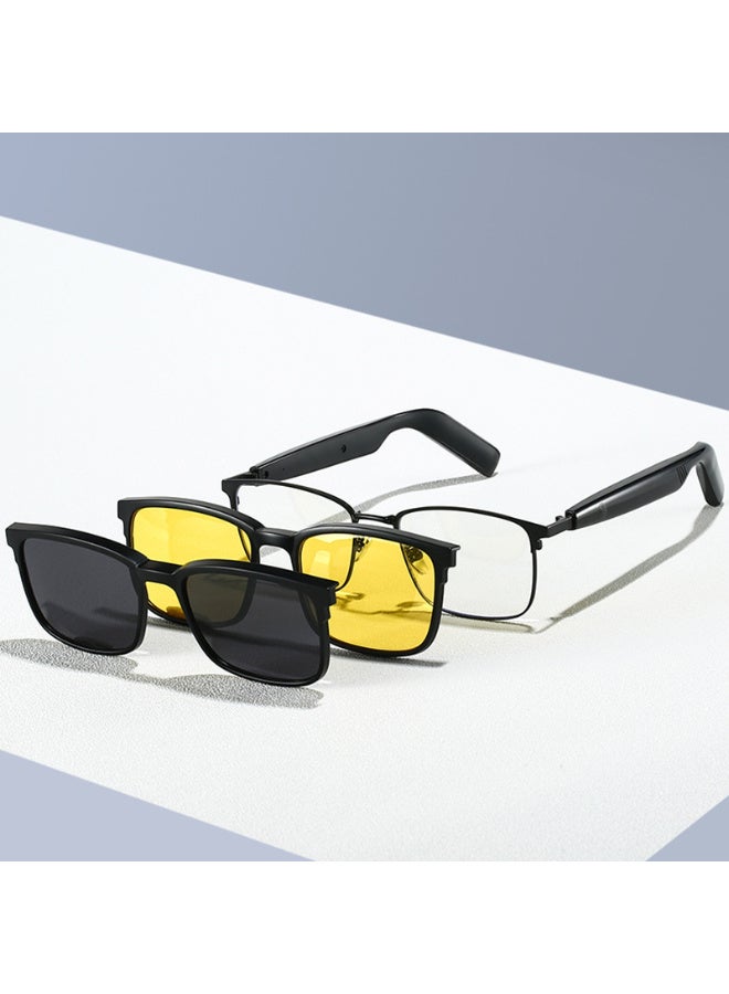 ZESITH Smart Bluetooth Photochromic Glasses 1601, Anti Blue Light With Magnetic Polarized & Night Vision Dual Lens - Image 4