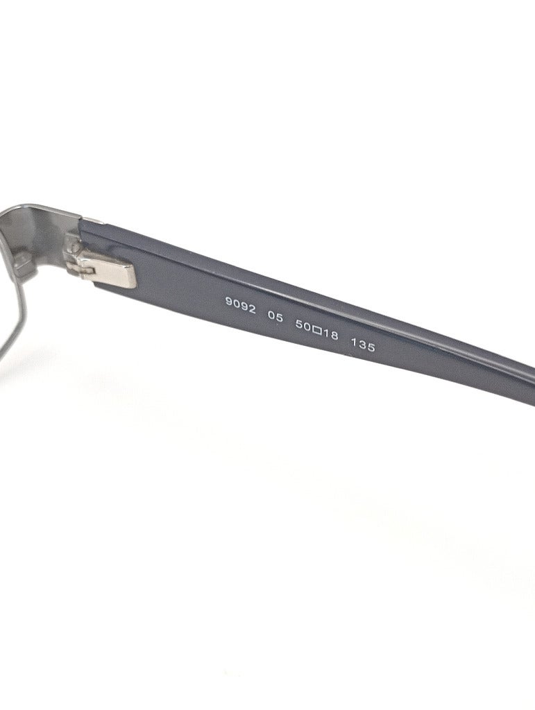 روشاس نظارة طبية رجالية من Rochas موديل R09092/M إطار كامل شكل مستطيل معدن - Image 4