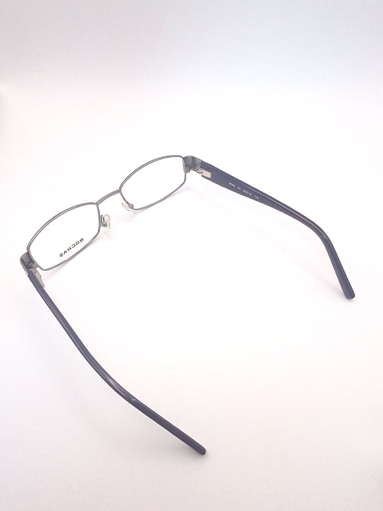 روشاس نظارة طبية رجالية من Rochas موديل R09092/M إطار كامل شكل مستطيل معدن - Image 5