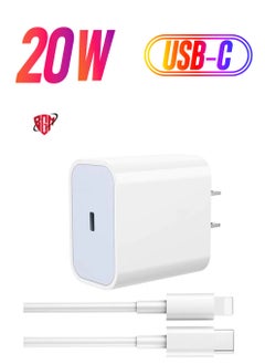 BGM iPhone Charger Fast PD20W USB C Wall Charger Fast Charging Type-C USB Charger Plug Universal Travel Adapter Type C Wall Plug Compatible for iPad Pro,iPad mini, iPhone 13 Pro/13 Pro Max  - Image 1