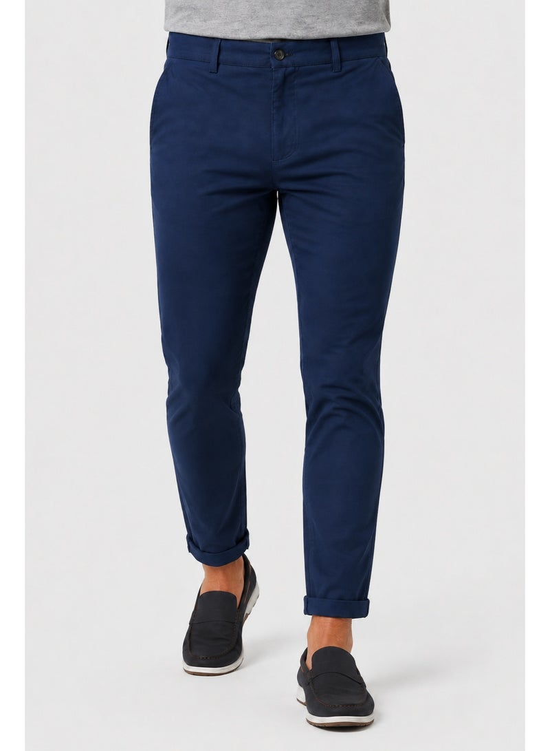 WHITE RABBIT BiTone Plaids Fashionable Slim Pants - Image 1