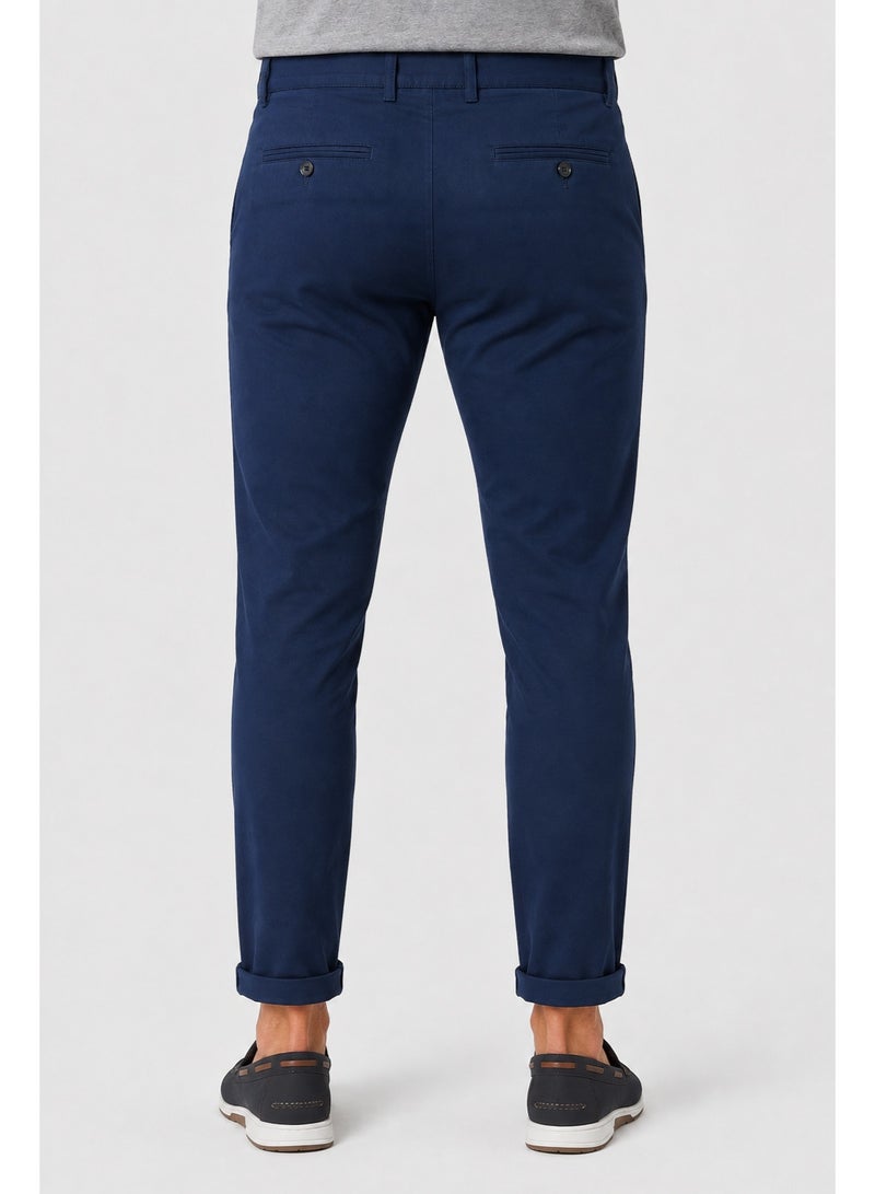 WHITE RABBIT BiTone Plaids Fashionable Slim Pants - Image 4