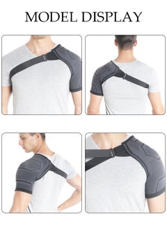 DUNISO Shoulder Brace for Men and Women Both Left and Right Arm Pain Relief Torn Rotator Cuff Compression Support Sleeve Dislocation Stability Immobilizer Stabilizer Bursitis Injury  - Image 3