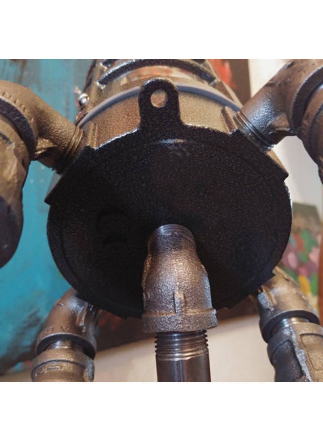 NIBEMINENT Retro Industrial Steampunk Night Rocket Lamp Brown - Image 5