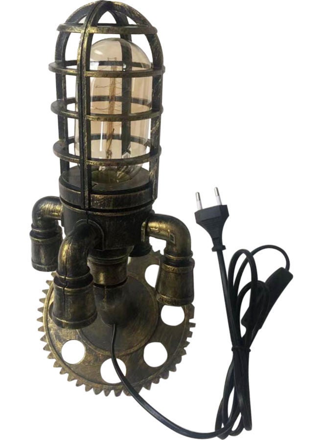 NIBEMINENT Retro Industrial Steampunk Night Rocket Lamp Brown - Image 2