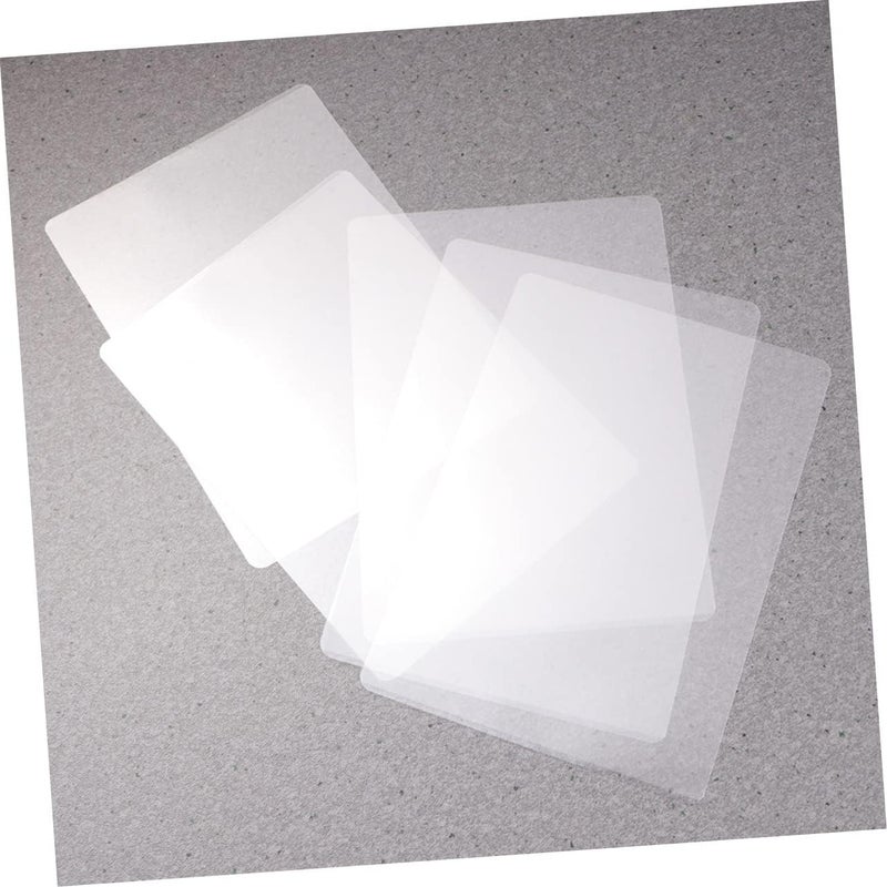 300pcs Protective Plastic Films Waterproof Laminating Sheets for Documents Photos Cards Easy to Use - Image 3