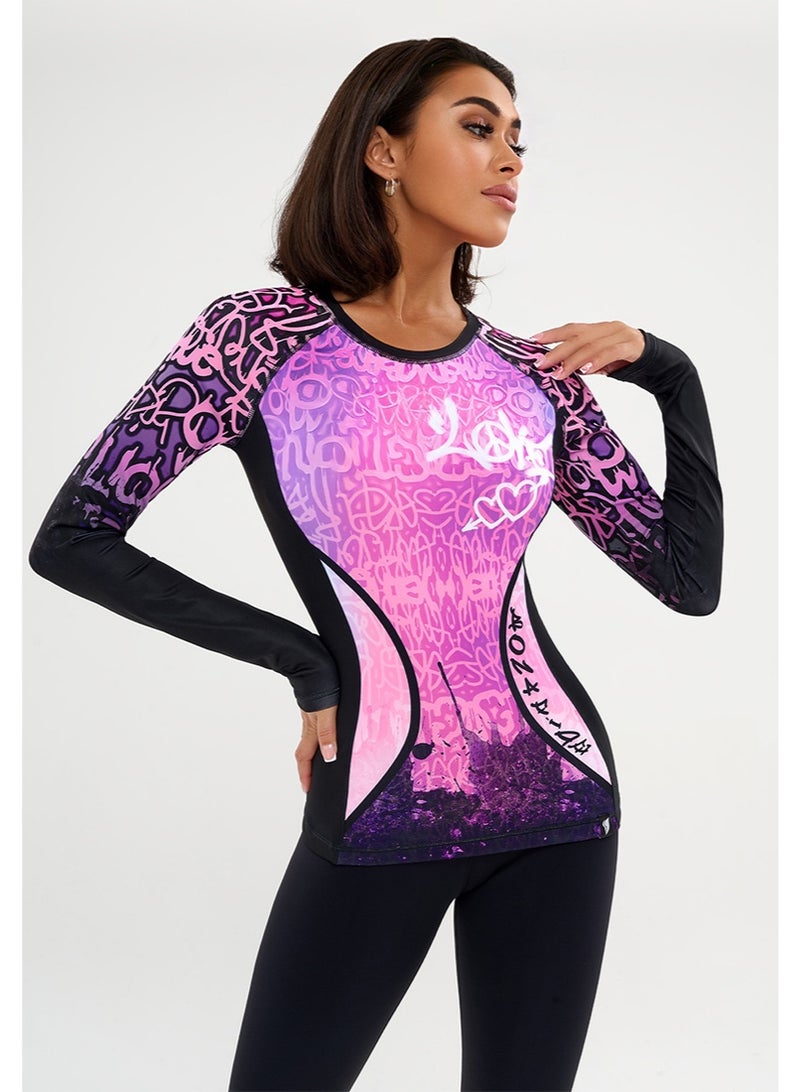 Bona Fide Bona Fide Compression Shirts for Women – Long/Short Sleeve Women’s Workout Crop Top - Designed for Gym, Workout and Running  - Image 4