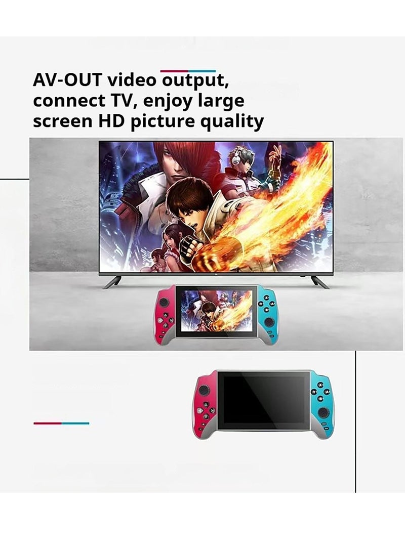 B NEW 2025 X13 5.5 Inch Retro Game Console, Dual Joystick, 10 Emulators, 3000 Classic Games, TV Output  - Image 3