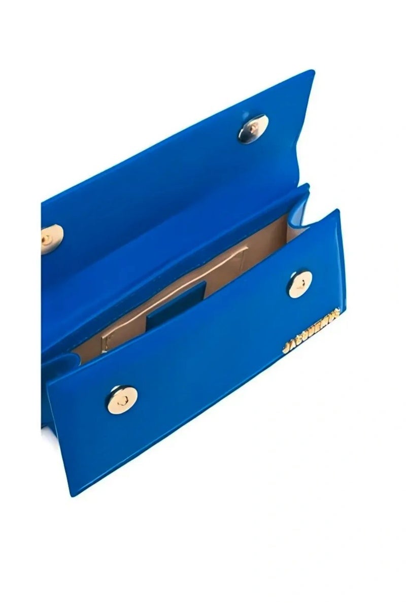 JACQUEMUS Le Chiquito Long Handbag Tote Bag Leather Flap Long With Crossbody Strap - Image 2