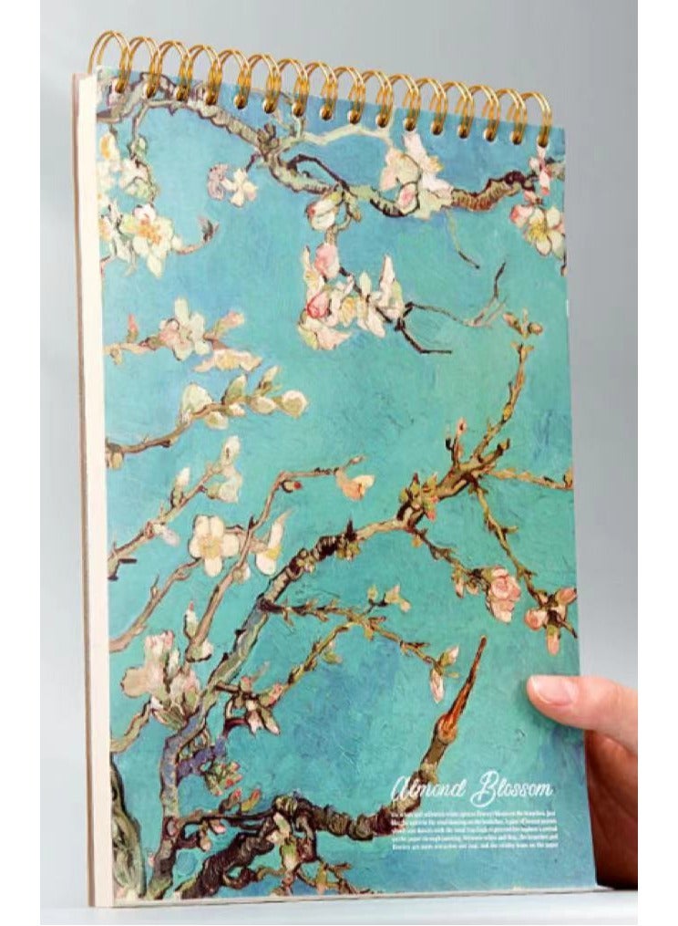 Nariele A4 Van Gogh Oil Painting Style And Depiction Book