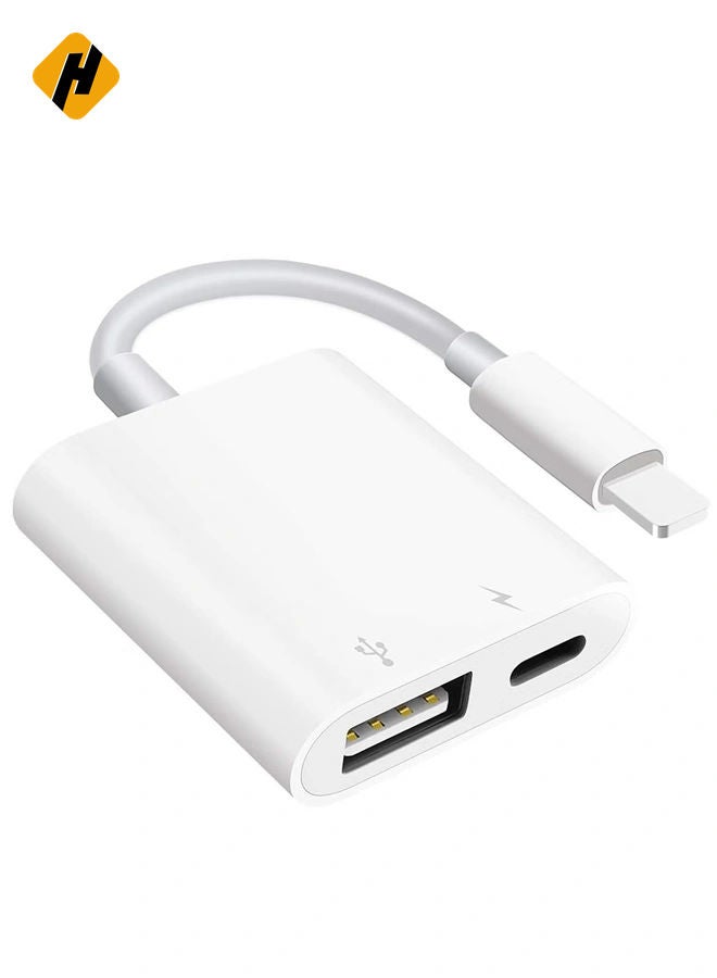 HuHa iPhone iPad, iPad to USB Adapter Plug and Play Support Card Reader  - Image 1
