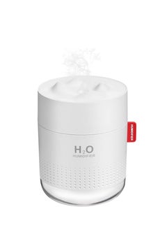 Arabest Portable Mini Humidifier, USB Personal Desktop Humidifier for Baby's Bedroom, Travel, Office and Home, Auto Off, 2 Mist Modes, Ultra Silent, White, 500ml  - Image 1
