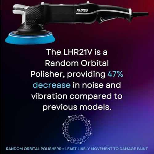 RUPES بولشر رُوبِس LHR21V بيغ فوت مارك V العشوائي - تقليل الضوضاء والاهتزازات - كفاءة محرك محسّنة - التروس تتطلب تزييتًا بسيطًا - يوفر توازنًا مثاليًا - قبضة مستقرة - Image 4