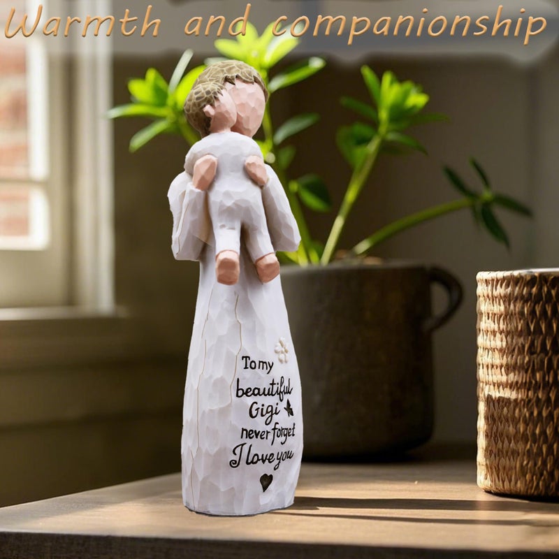 AcowSpt Gigi Gifts for Grandma  Gifts for Gigi  Gigi Gifts  Grandma Gifts  Grandma Birthday Gifts  Gifts for Grandma- Gigi Never Forget I Love You  Sculpted Hand-Painted Figurine - Image 5