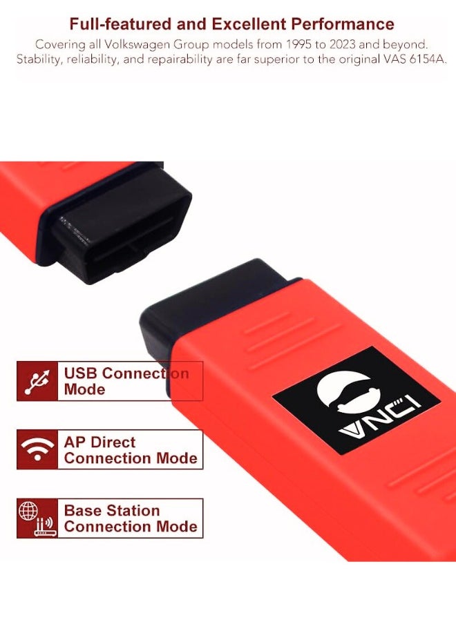 X-PRO5 Vnci 6154A for Vvg Group Vehicles Obd2 Scanner Supports Doip Can fd till 2023 Install Activation Online  - Image 3