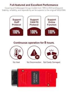 X-PRO5 Vnci 6154A for Vvg Group Vehicles Obd2 Scanner Supports Doip Can fd till 2023 Install Activation Online  - Image 5