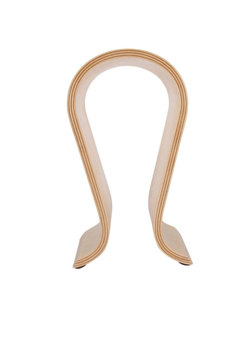 General Headphone bracket, headphone bracket, wooden headphone hanger, arched headphone desktop table decoration bracket.  - Image 3