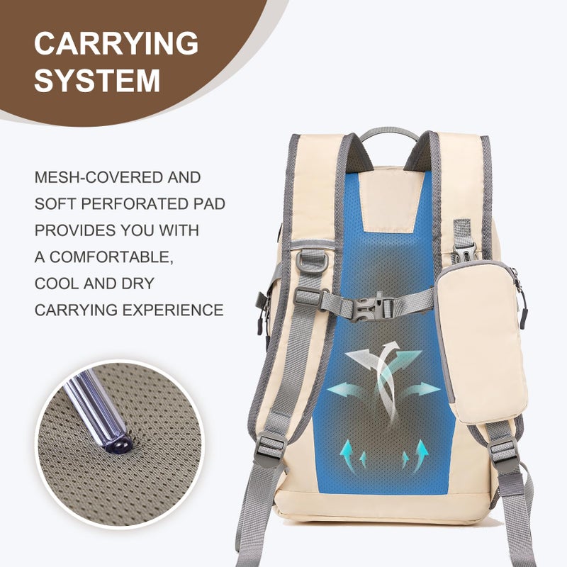 MELOLILA Hiking Backpack for Women Men 20l with Removable Phone Pocket Lightweight Small Travel Backpack Hiking Daypack for Women Men - Image 3