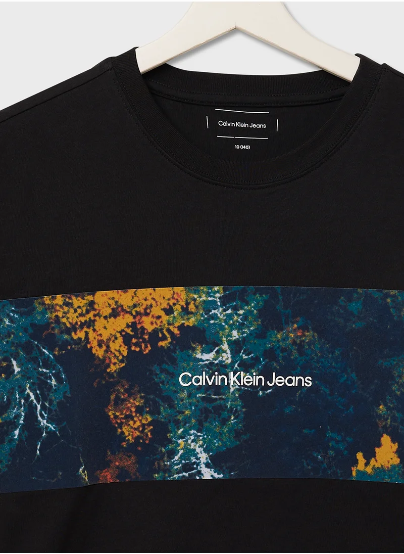 كالفن كلاين جينز Youth Graphic T-Shirt