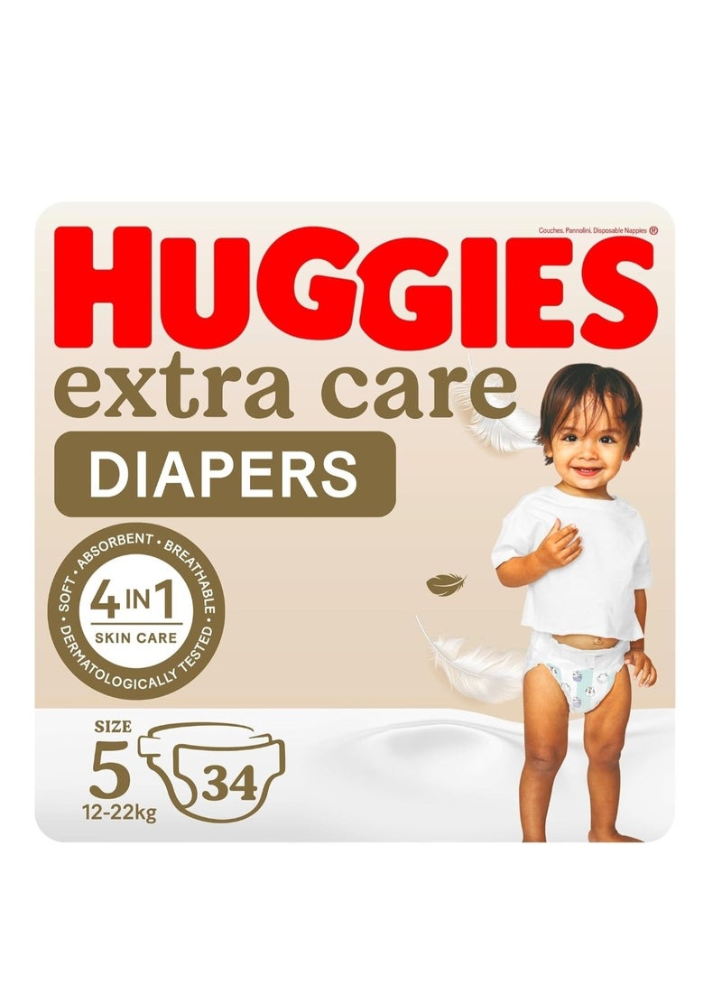 Huggies Diapers size 5 34 Diapers - Image 2