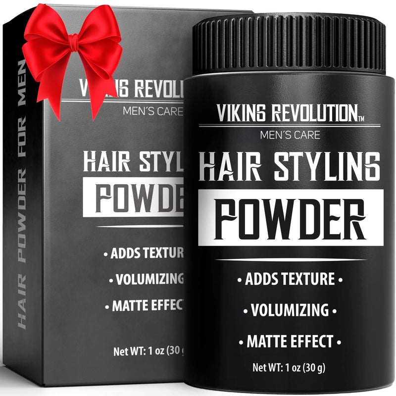 Viking Revolution Hair Styling Powder for Men - Easy to Apply Mattifying & Volumizing Hair Texture Powder for Men (1 Oz - 1 Pack) - Image 1