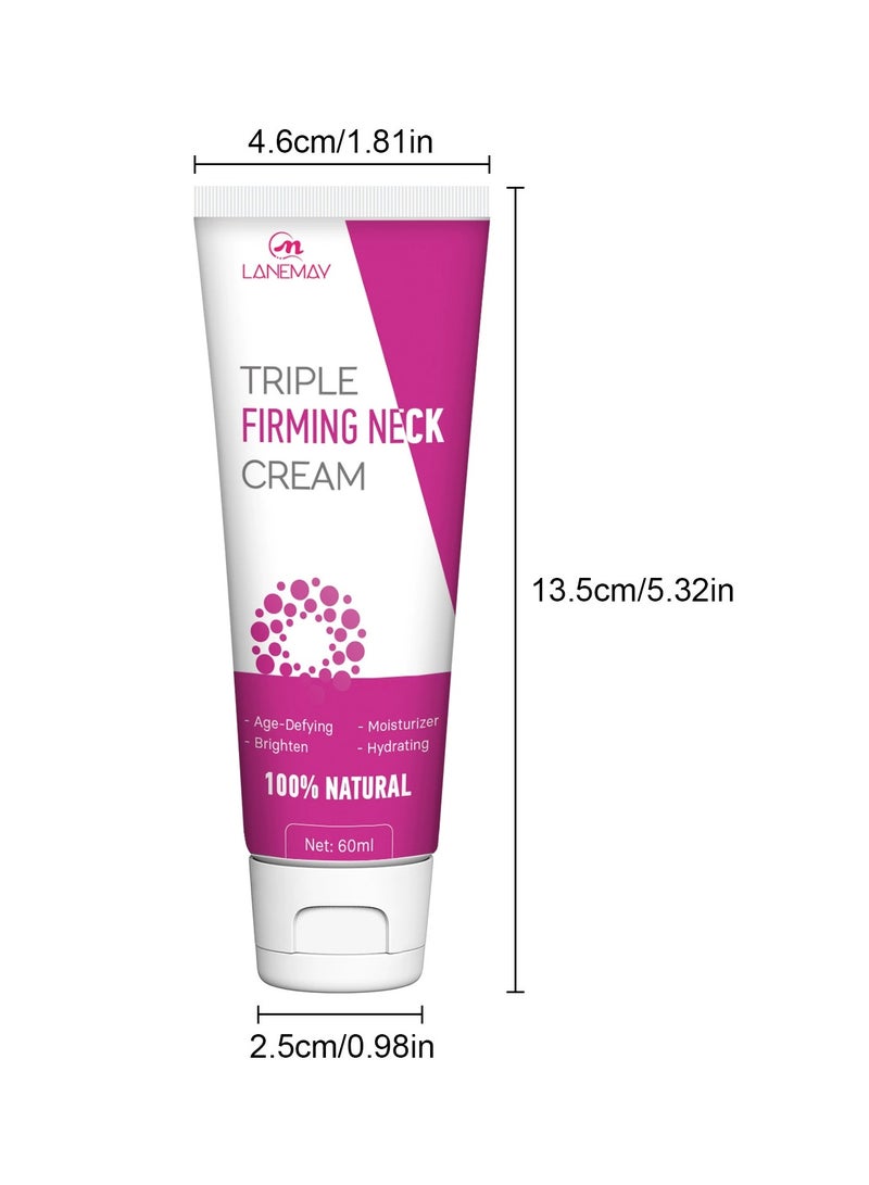 LANEMAY Neck Firming Cream Tightening Lifting Anti Wrinkle Moisturizing Brightening Neck Care Cream - Image 2