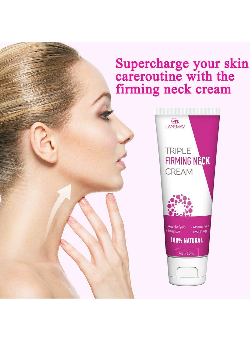 LANEMAY Neck Firming Cream Tightening Lifting Anti Wrinkle Moisturizing Brightening Neck Care Cream - Image 4