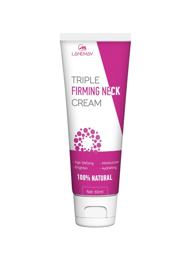 LANEMAY Neck Firming Cream Tightening Lifting Anti Wrinkle Moisturizing Brightening Neck Care Cream - Image 5
