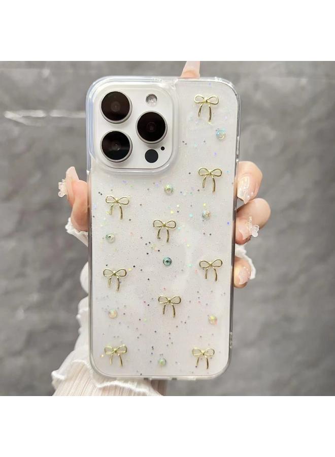 S-TOP Case For iPhone 14 Pro Max Small Fresh Bow TPU Phone Case - Image 1