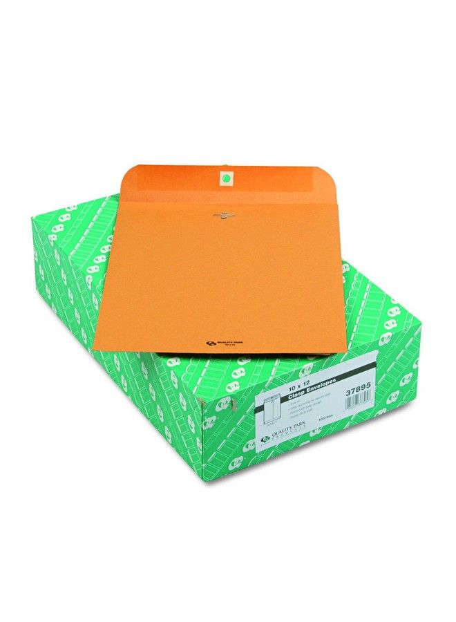 Quality Park أظرف كرافت ملصقة من كواليتي بارك (Qua37895) بني فاتح 10 × 12 بوصة - Image 2