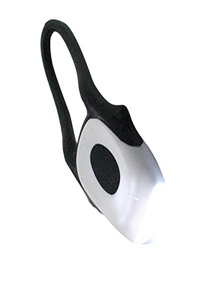 Futaba Silicone LED Flash Bicycle Front and Rear Light - White - Image 3