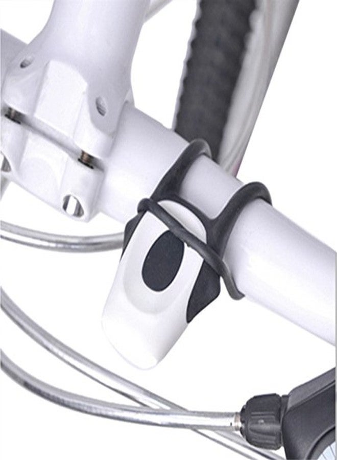 Futaba Silicone LED Flash Bicycle Front and Rear Light - White - Image 4