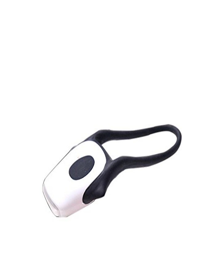 Futaba Silicone LED Flash Bicycle Front and Rear Light - White - Image 1