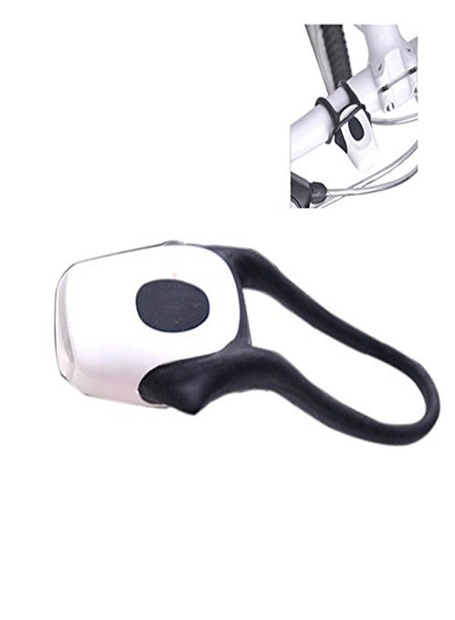 Futaba Silicone LED Flash Bicycle Front and Rear Light - White - Image 5