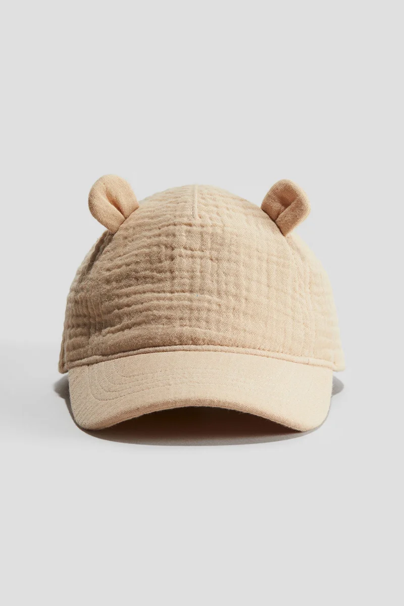 H&M Bow-detail muslin cap