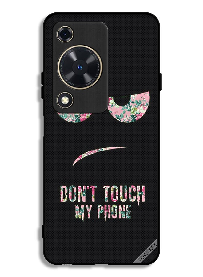 Covernex Huawei Nova Y63 Protective Case Cover Don't Touch My Phone Floral