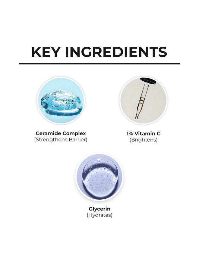 Dr. Sheth's غسول الوجه سيراميد وفيتامين C لتفتيح الوجه ينظف بلطف ويرطب ويقلل البقع الداكنة للبشرة الدهنية العادية والمختلطة للرجال والنساء 100 مل - Image 2