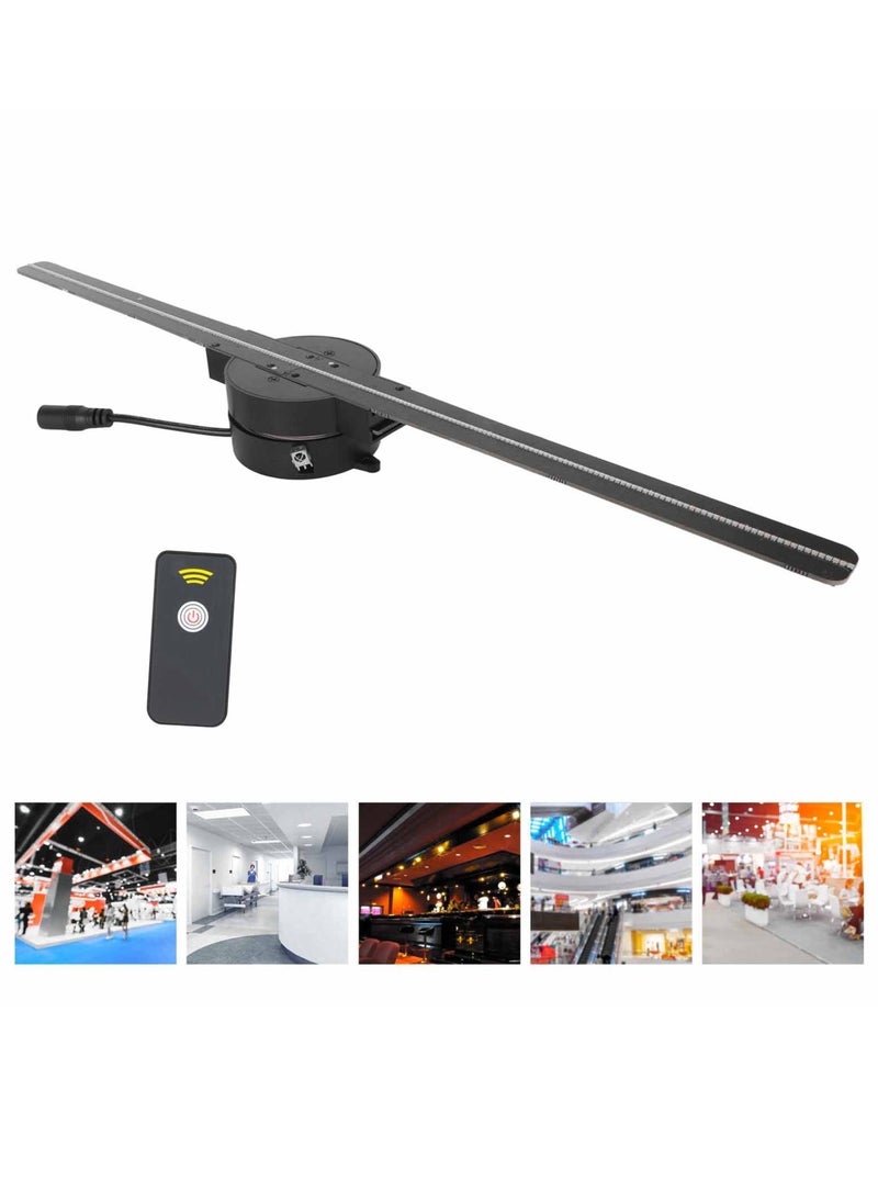 Generic - 3D Hologram Fan 2000x224 224 LED Beads Support WiFi APP Hologram Projector Fan Advertising Display Machine 100‑240V 16.1in UK Plug - Image 1