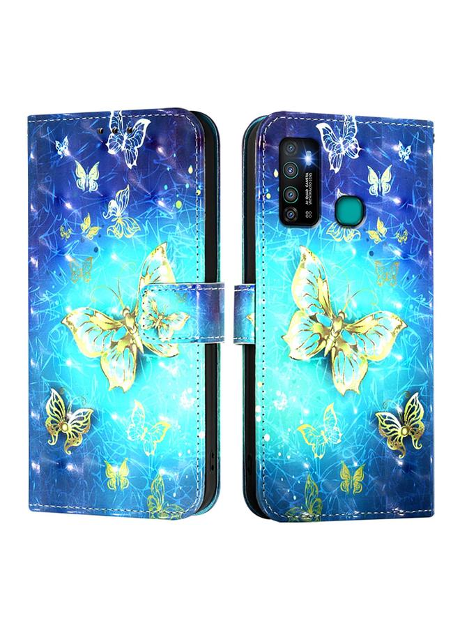 Zaboon Case For Infinix Hot 9 / Hot 9 Pro 3D Painting Horizontal Flip Leather Phone Case - Image 2