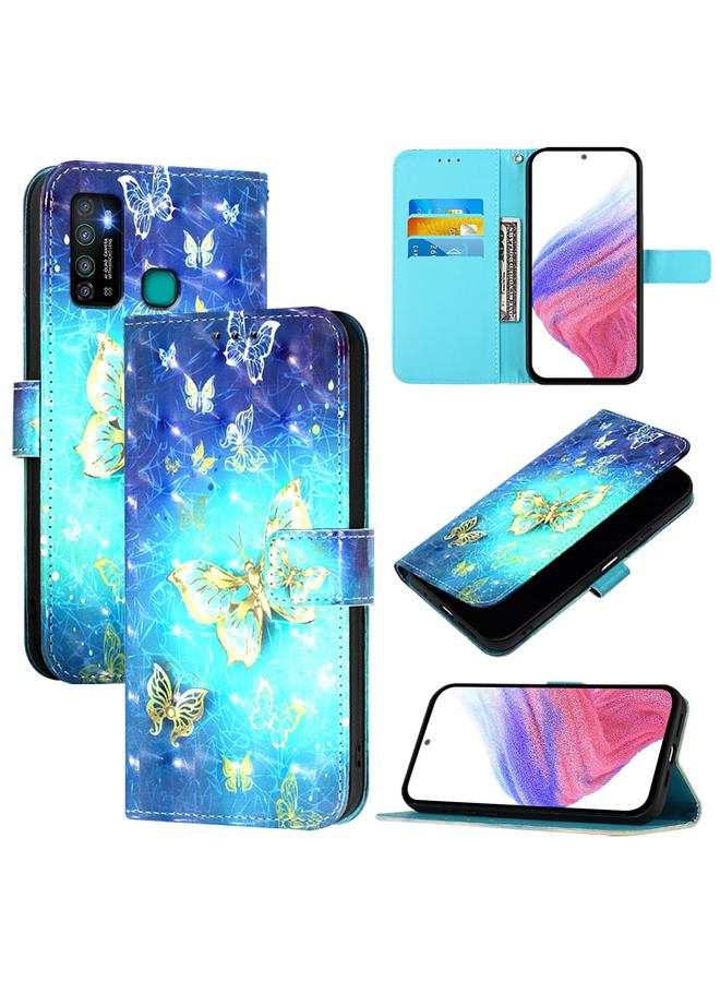 Zaboon Case For Infinix Hot 9 / Hot 9 Pro 3D Painting Horizontal Flip Leather Phone Case - Image 1